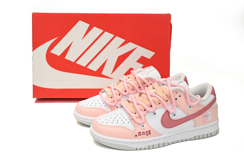 Nike Dunk Low Neon Foundation Make-up Hug Bear