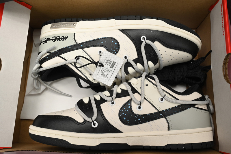 Nike Dunk Low Interstellar black and white