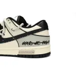 Nike Dunk Low Interstellar black and white
