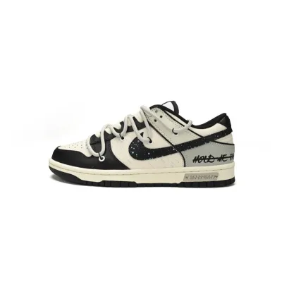 Nike Dunk Low Interstellar black and white 01