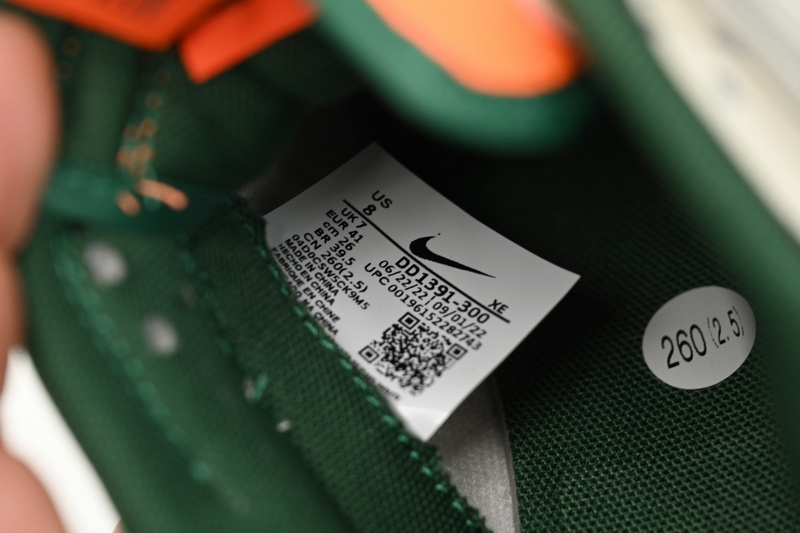 Nike Dunk Low Interstellar Orange Green