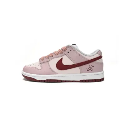 Nike Dunk Low Strawberry Embracing Pig 01