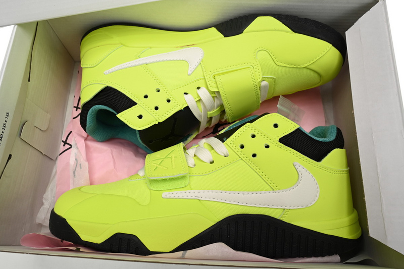 Travis Scott x Jordan Cut The Check Nice Kicks Fluorescent Green