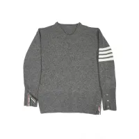 Thom Browne 4-Bar Stripe Shetland Wool Sweater35