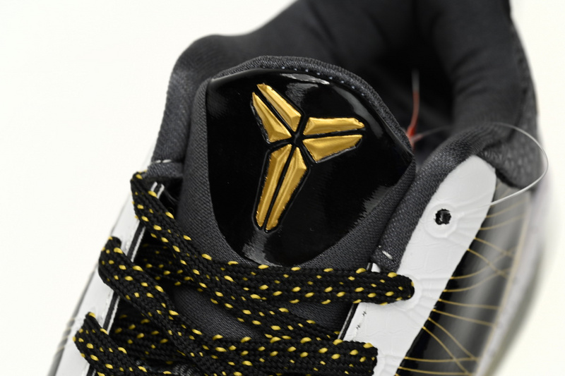 Nike Kobe V Protro Black White Gold