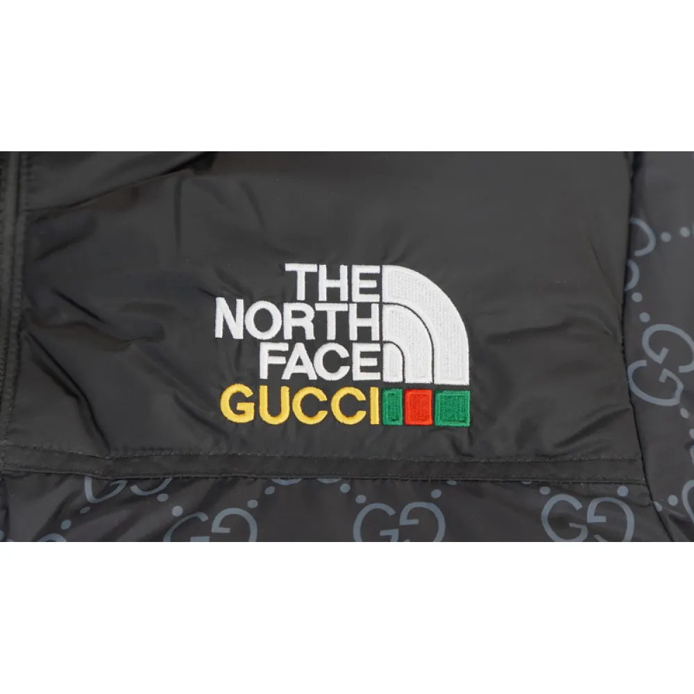 TheNorthFace Splicing White And Black GUCCI