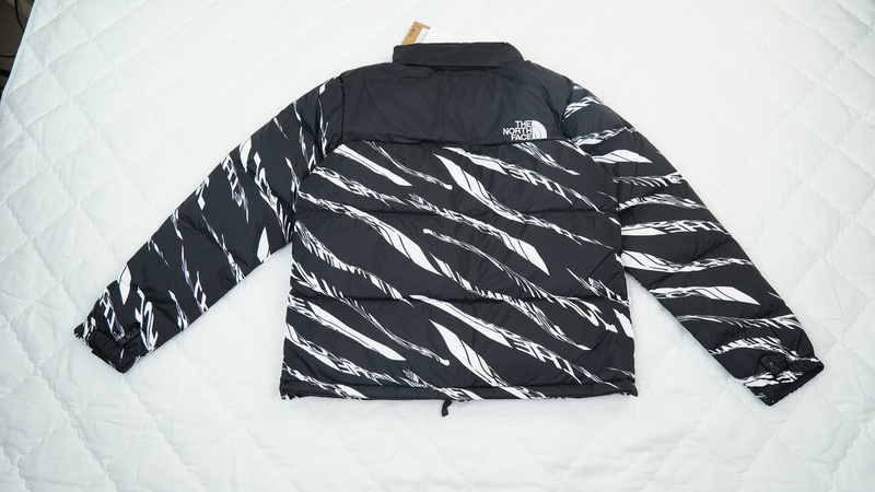 TheNorthFace Splicing White And Black Zebra