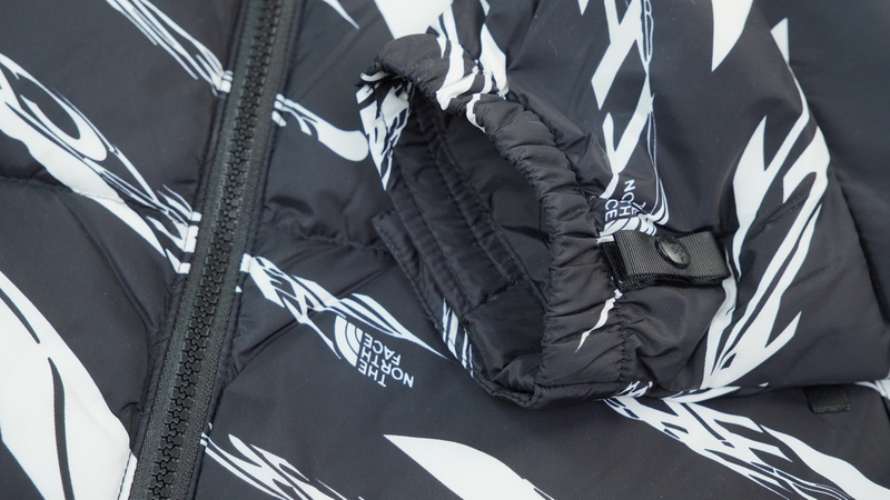 TheNorthFace Splicing White And Black Zebra
