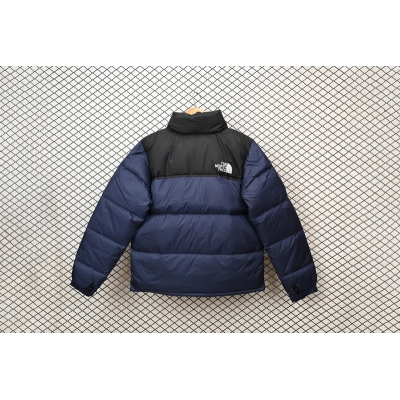 TheNorthFace Splicing White And Dark Blue 02