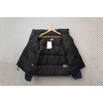 TheNorthFace Splicing White And Dark Blue