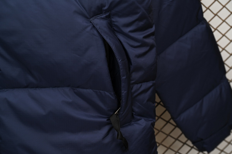 TheNorthFace Splicing White And Dark Blue