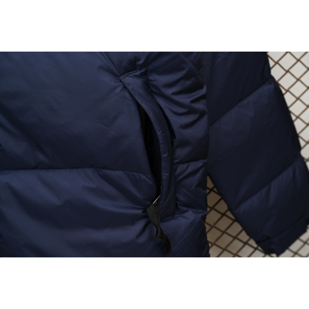 TheNorthFace Splicing White And Dark Blue