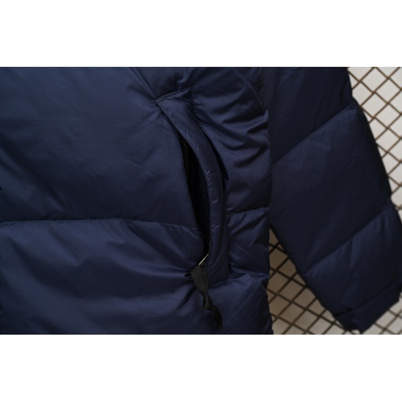 TheNorthFace Splicing White And Dark Blue