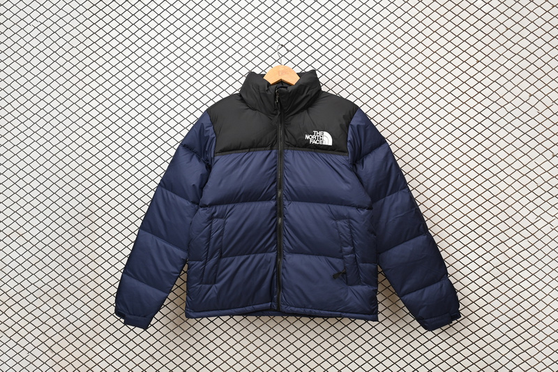 TheNorthFace Splicing White And Dark Blue