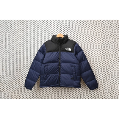 TheNorthFace Splicing White And Dark Blue 01