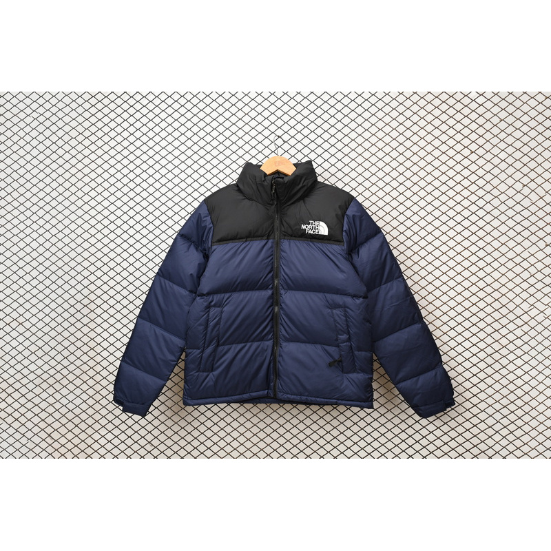 TheNorthFace Splicing White And Dark Blue