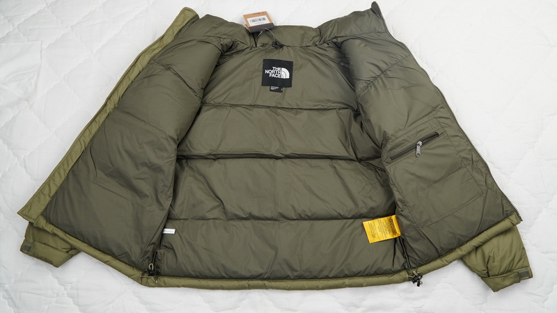 TheNorthFace Splicing White And Double Green