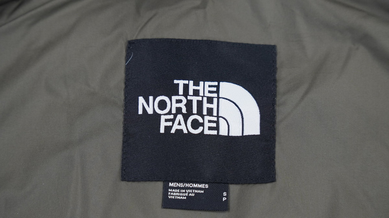 TheNorthFace Splicing White And Double Green