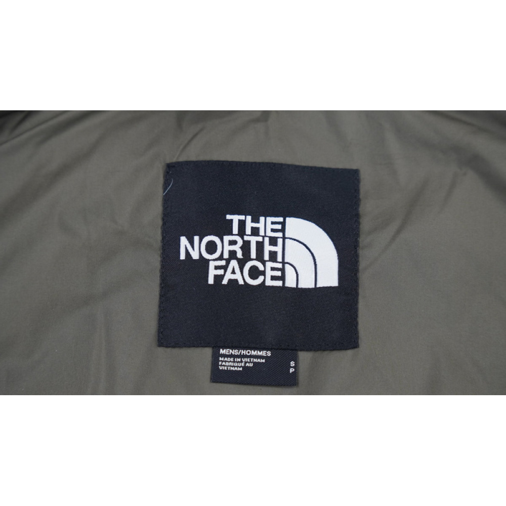 TheNorthFace Splicing White And Double Green