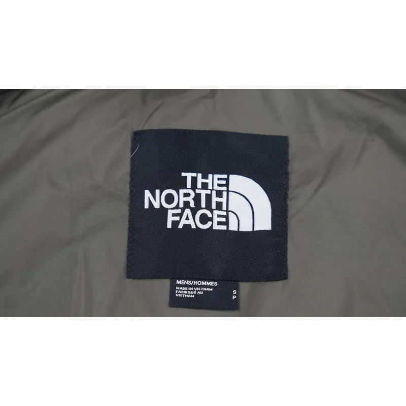 TheNorthFace Splicing White And Double Green