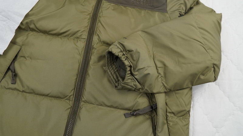 TheNorthFace Splicing White And Double Green