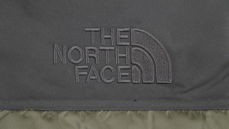 TheNorthFace Splicing White And Double Green