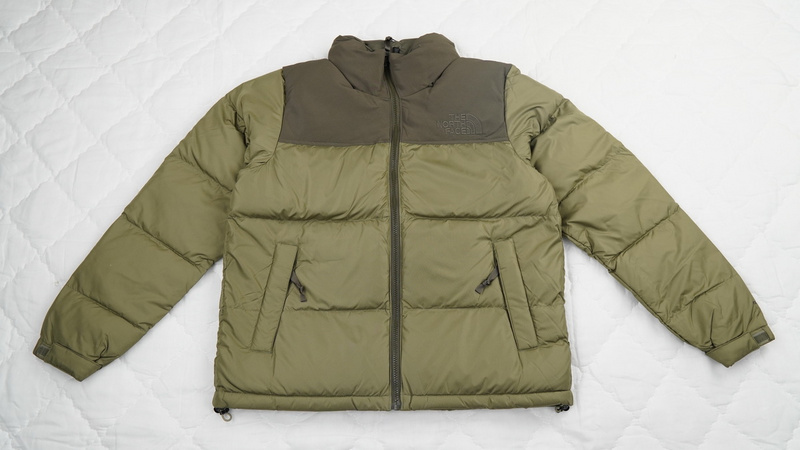 TheNorthFace Splicing White And Double Green