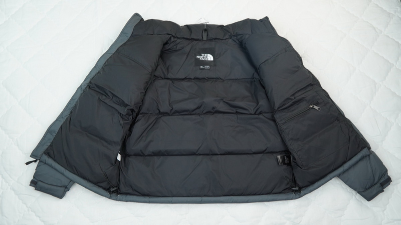 TheNorthFace Splicing White And Glossy Gray