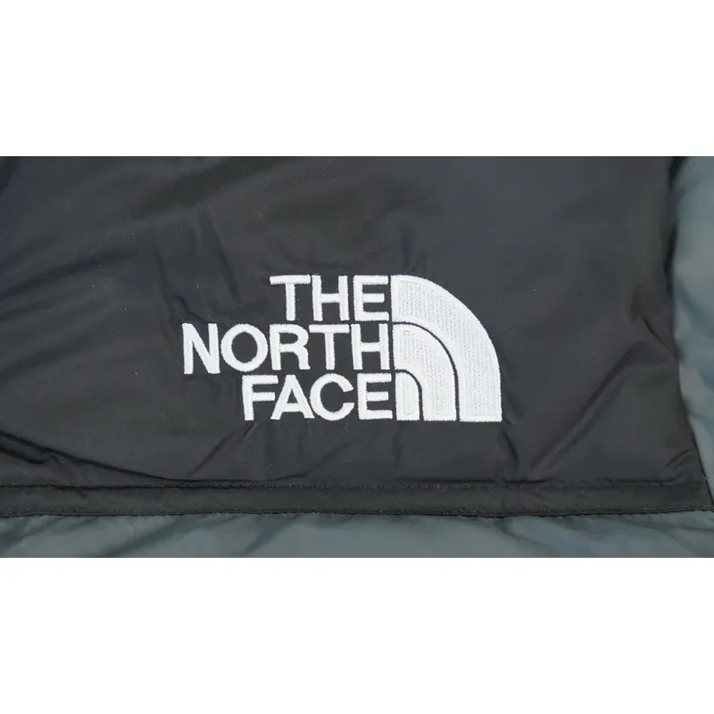 TheNorthFace Splicing White And Glossy Gray