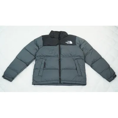 TheNorthFace Splicing White And Glossy Gray 01