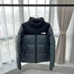 TheNorthFace Splicing White And Glossy Gray