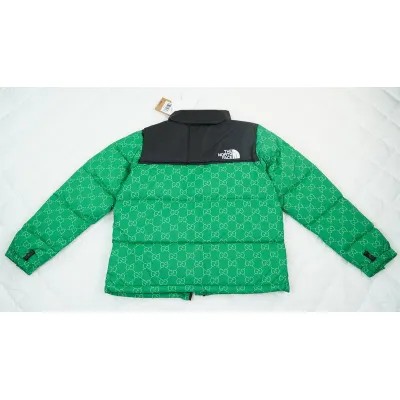 TheNorthFace Splicing White And Green GUCCI 02