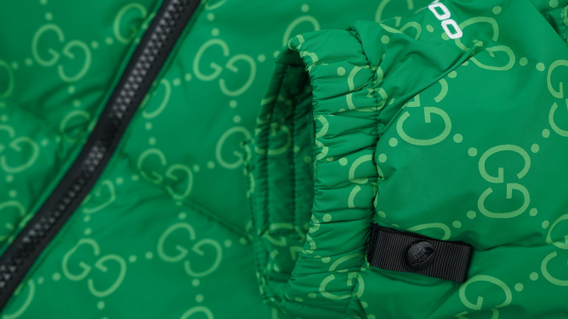 TheNorthFace Splicing White And Green GUCCI