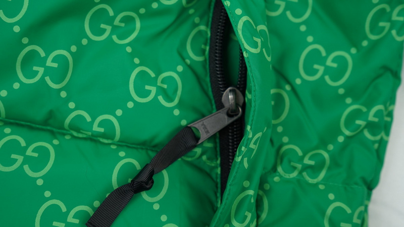 TheNorthFace Splicing White And Green GUCCI