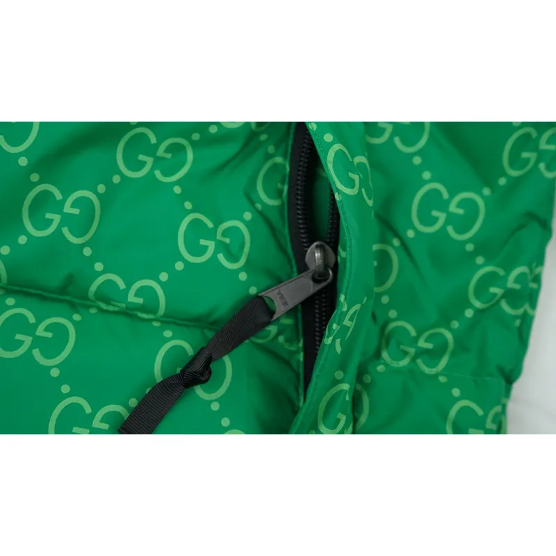 TheNorthFace Splicing White And Green GUCCI