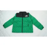 TheNorthFace Splicing White And Green GUCCI