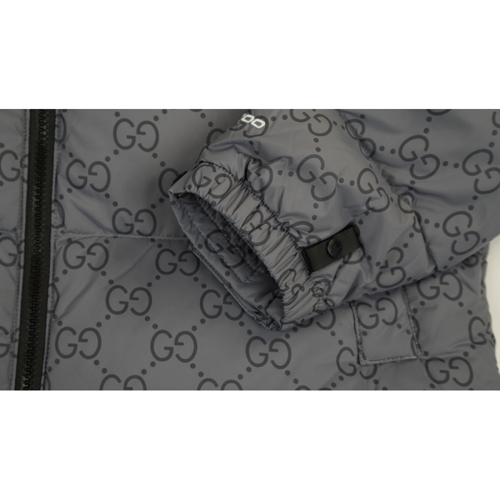 TheNorthFace Splicing White And Grey GUCCI