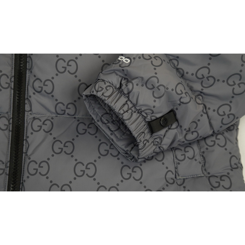 TheNorthFace Splicing White And Grey GUCCI
