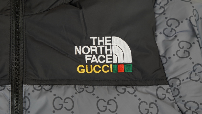 TheNorthFace Splicing White And Grey GUCCI - BMLIN