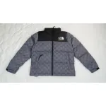 TheNorthFace Splicing White And Grey GUCCI