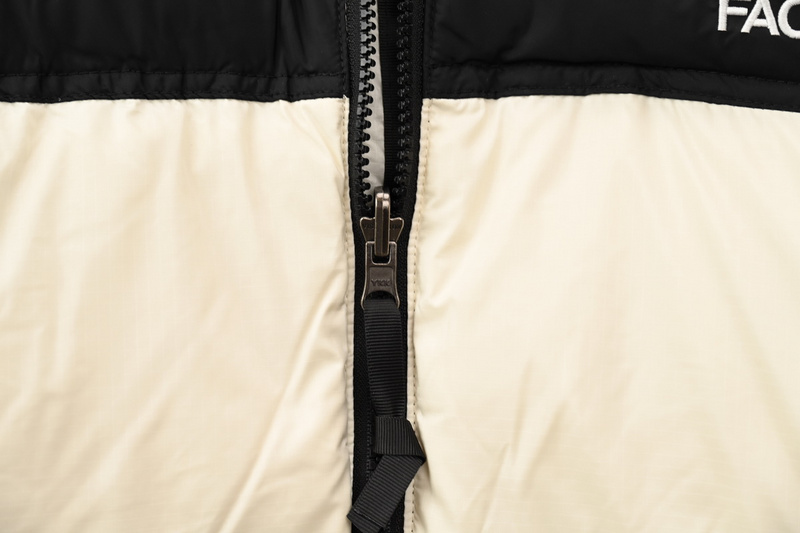 TheNorthFace Splicing White And Milky White