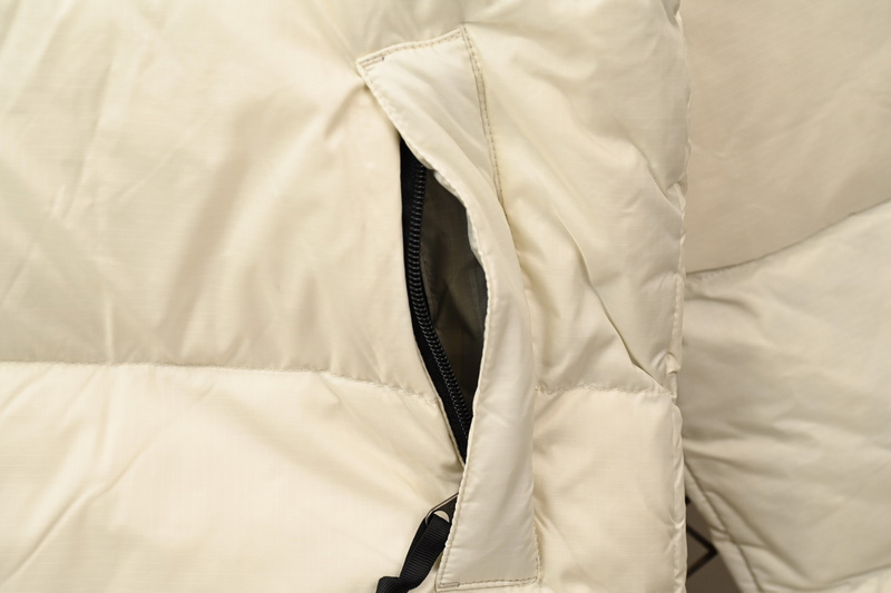 TheNorthFace Splicing White And Milky White