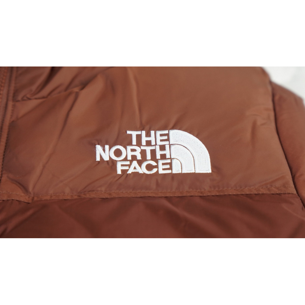 TheNorthFace Splicing White And Mocha Brown