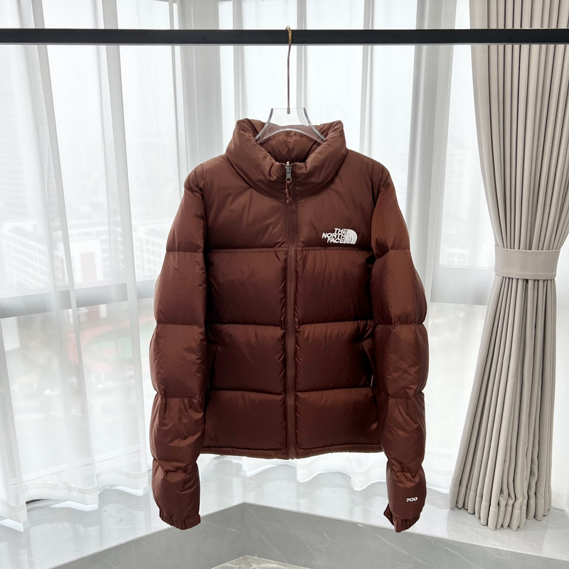 TheNorthFace Splicing White And Mocha Brown
