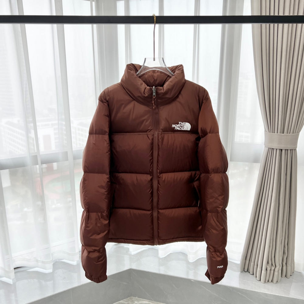 TheNorthFace Splicing White And Mocha Brown