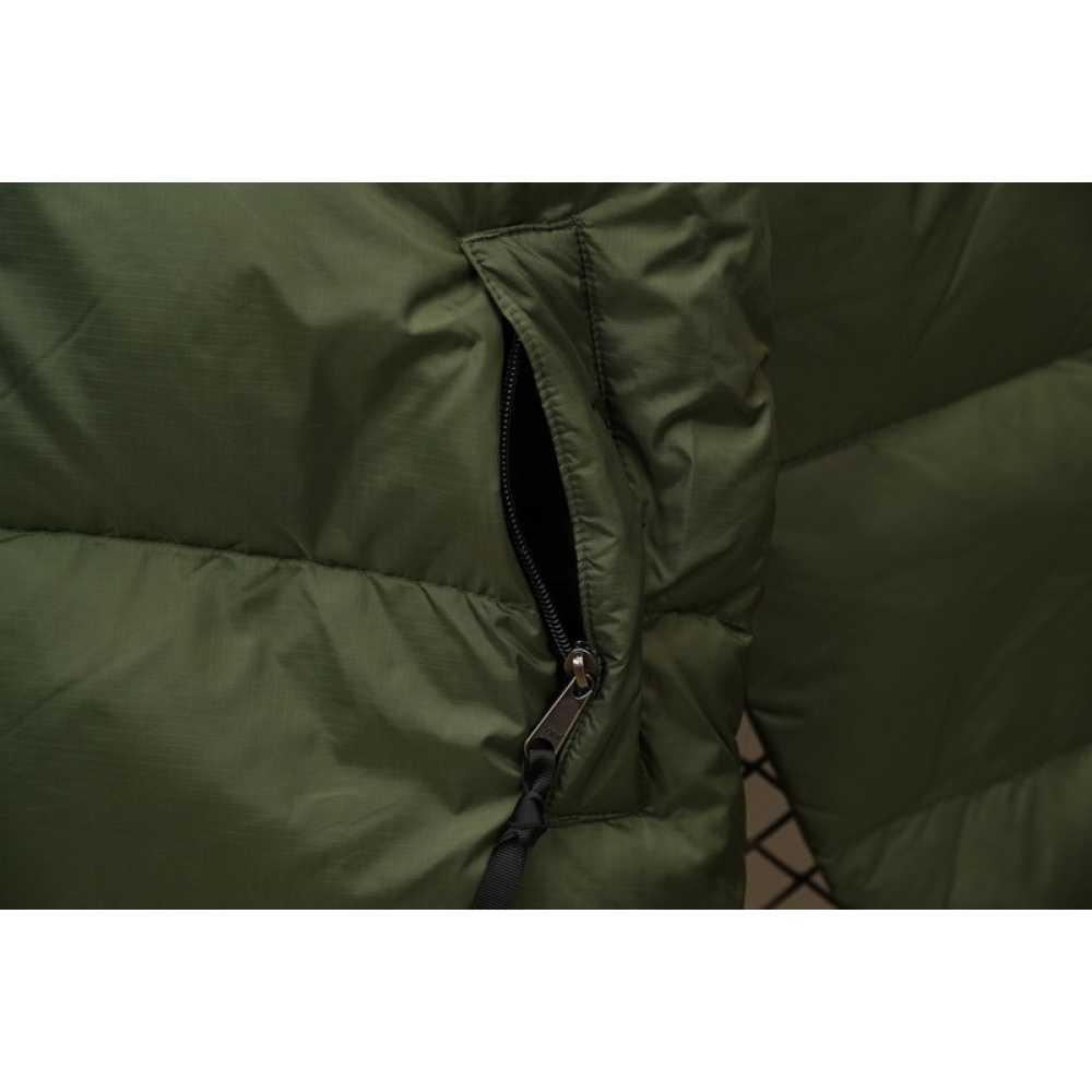 TheNorthFace Splicing White And Mugwort Green