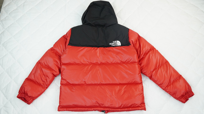 TheNorthFace Splicing White And Orange