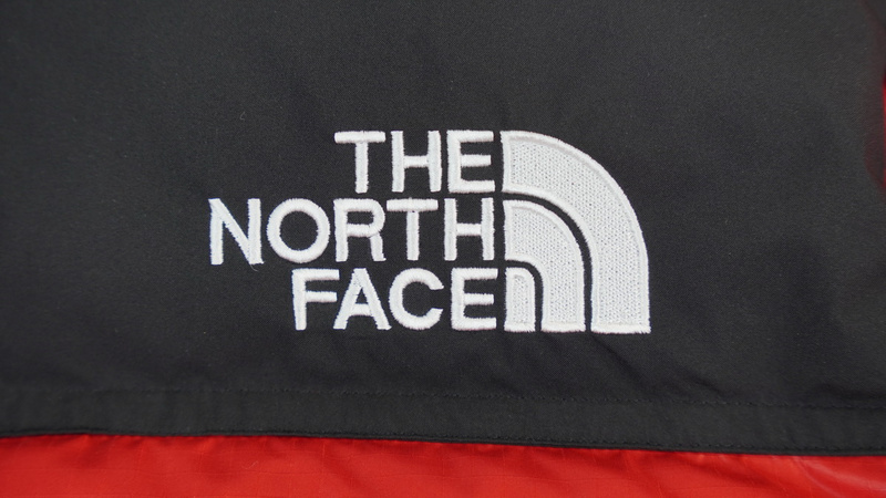 TheNorthFace Splicing White And Orange