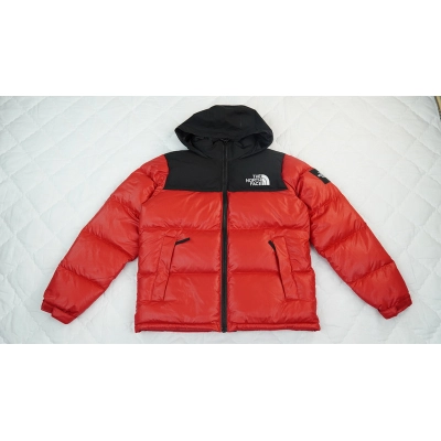 TheNorthFace Splicing White And Orange 01