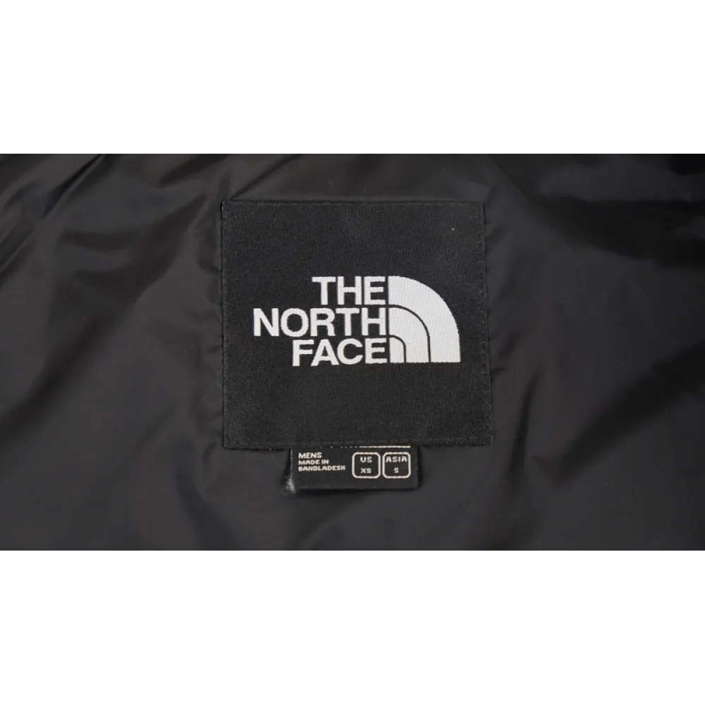 TheNorthFace Splicing White And Red Apple Green